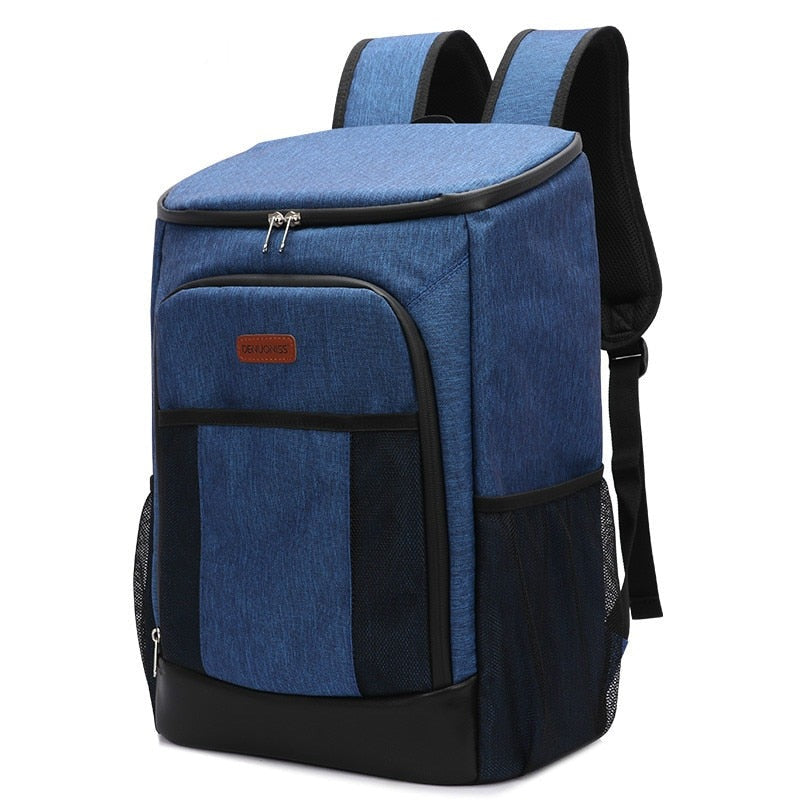 Sac à dos isotherme 18 L en nylon, multi-poches