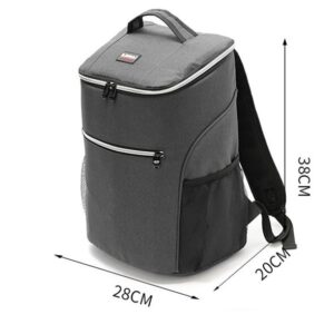 Sac à dos isotherme 20 L à poches latérales en filet