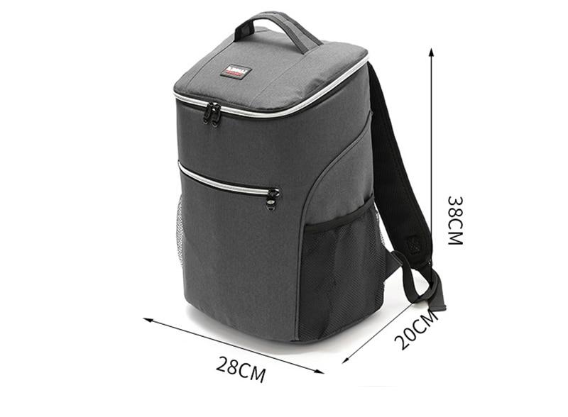 Sac à dos isotherme 20 L à poches latérales en filet