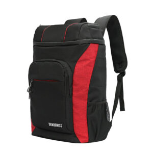 Sac à dos isotherme adulte en nylon, avec poche gourde