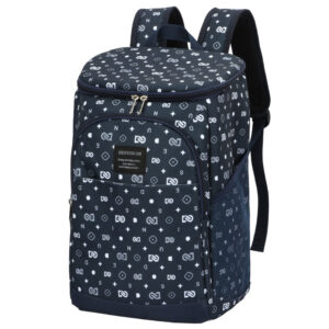 Sac à dos isotherme chic 18 L, nylon et aluminium, deux styles