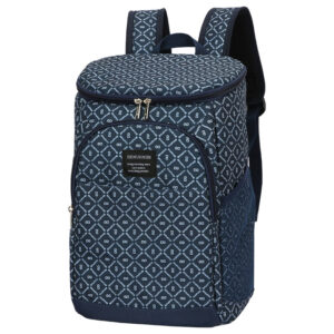 Sac à dos isotherme chic 18 L, nylon et aluminium, deux styles