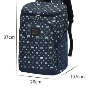 Sac à dos isotherme chic 18 L, nylon et aluminium, deux styles