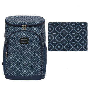 Sac à dos isotherme chic 18 L, nylon et aluminium, deux styles