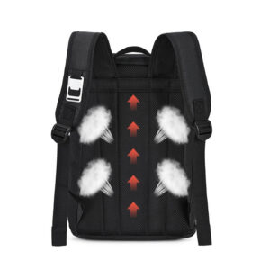 Sac à dos isotherme 20 L, 18 × 25 × 38 cm, noir, bleu ou gris