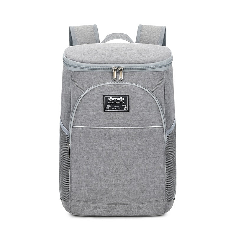 Sac à dos isotherme 20 L, 18 × 25 × 38 cm, noir, bleu ou gris
