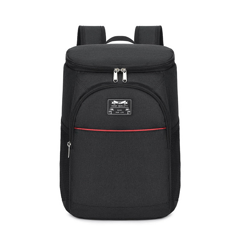 Sac à dos isotherme 20 L, 18 × 25 × 38 cm, noir, bleu ou gris