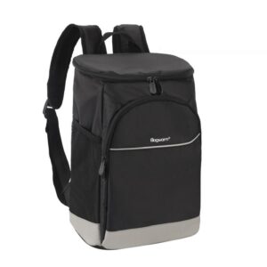 Sac à dos isotherme Oxford en deux tailles S et L, poches latérales