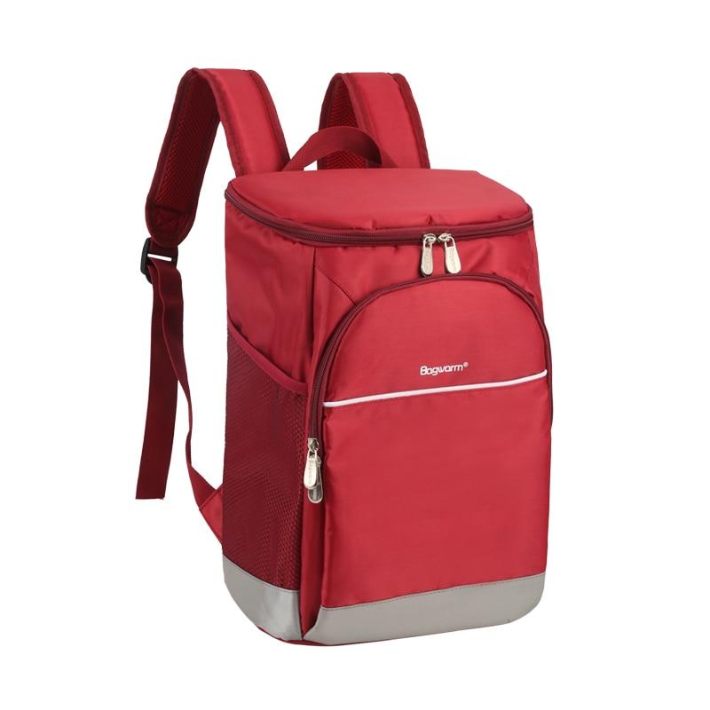 Sac à dos isotherme Oxford en deux tailles S et L, poches latérales