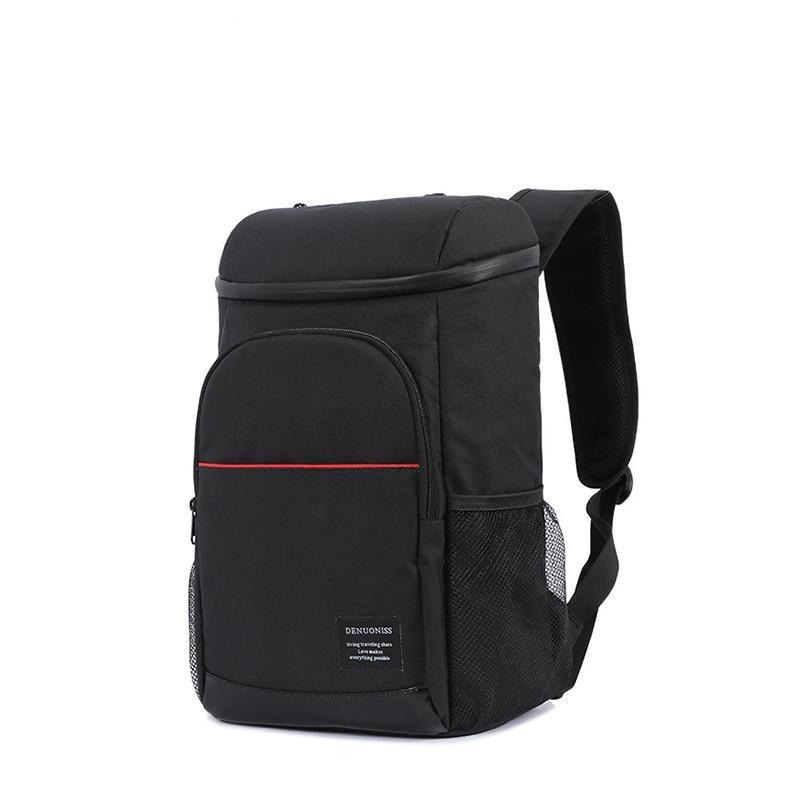 Sac à dos isotherme homme léger en tissu Oxford, gris ou noir
