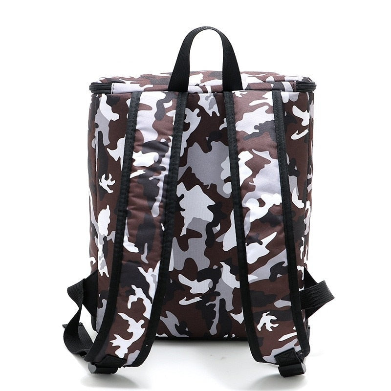 Sac à dos isotherme style militaire 14 L, 28 × 15 × 33 cm