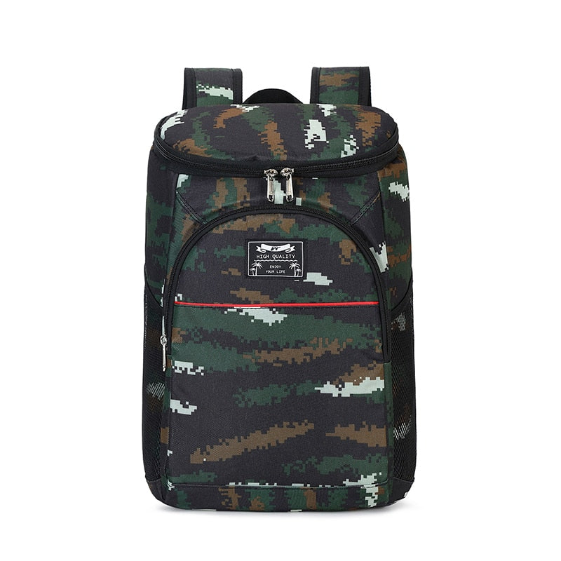 Sac à dos isotherme militaire 20 L, nylon et doublure aluminium
