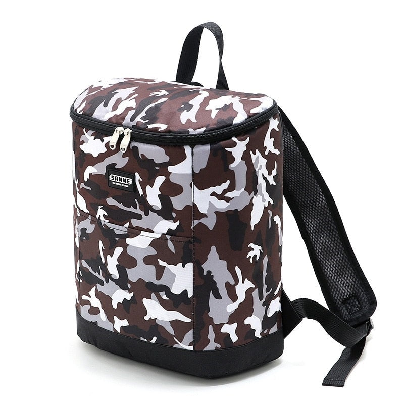 Sac à dos isotherme style militaire 14 L, 28 × 15 × 33 cm