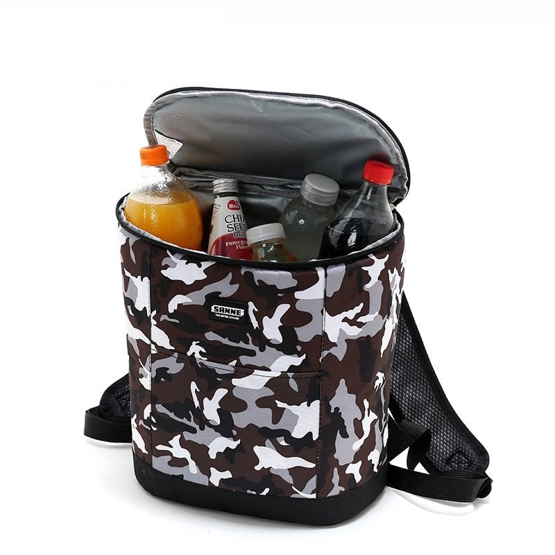 Sac à dos isotherme style militaire 14 L, 28 × 15 × 33 cm