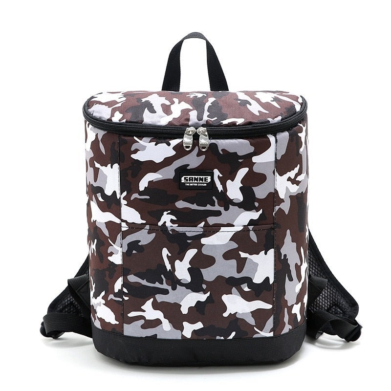 Sac à dos isotherme style militaire 14 L, 28 × 15 × 33 cm