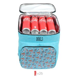 Sac à dos isotherme ado en nylon avec poche frontale