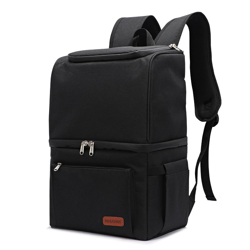 Sac à dos isotherme homme 28 × 20 × 40 cm, noir, gris, camouflage