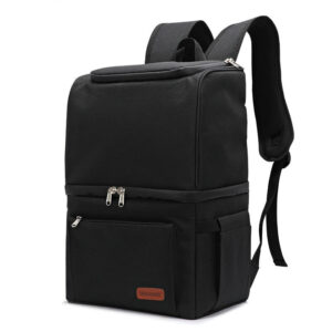 Sac à dos isotherme homme 28 × 20 × 40 cm, noir, gris, camouflage