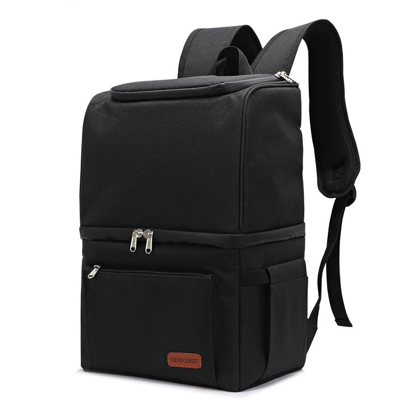 Sac à dos isotherme homme 28 × 20 × 40 cm, noir, gris, camouflage