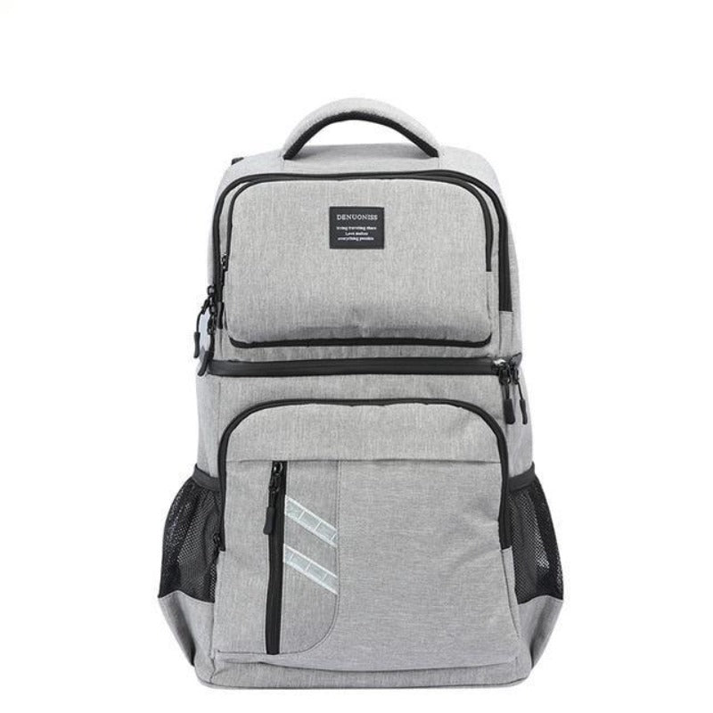 Sac à dos isotherme randonnée en nylon, double compartiment