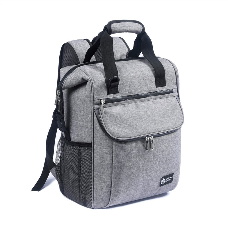 Sac à dos à langer isotherme en nylon imperméable