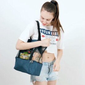 Sac fourre-tout isotherme chic pour les courses, trois coloris
