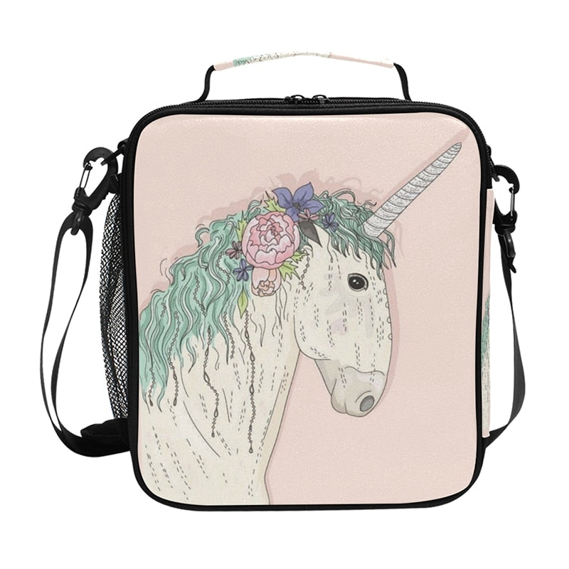 Sac à lunch pour bento licorne en nylon, neuf modèles