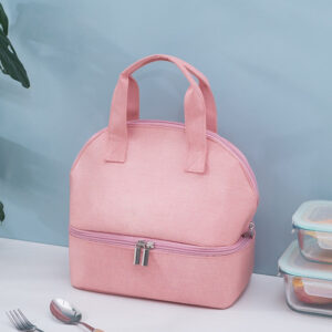 Sac à lunch pour goûter avec bandoulière amovible et poches filet