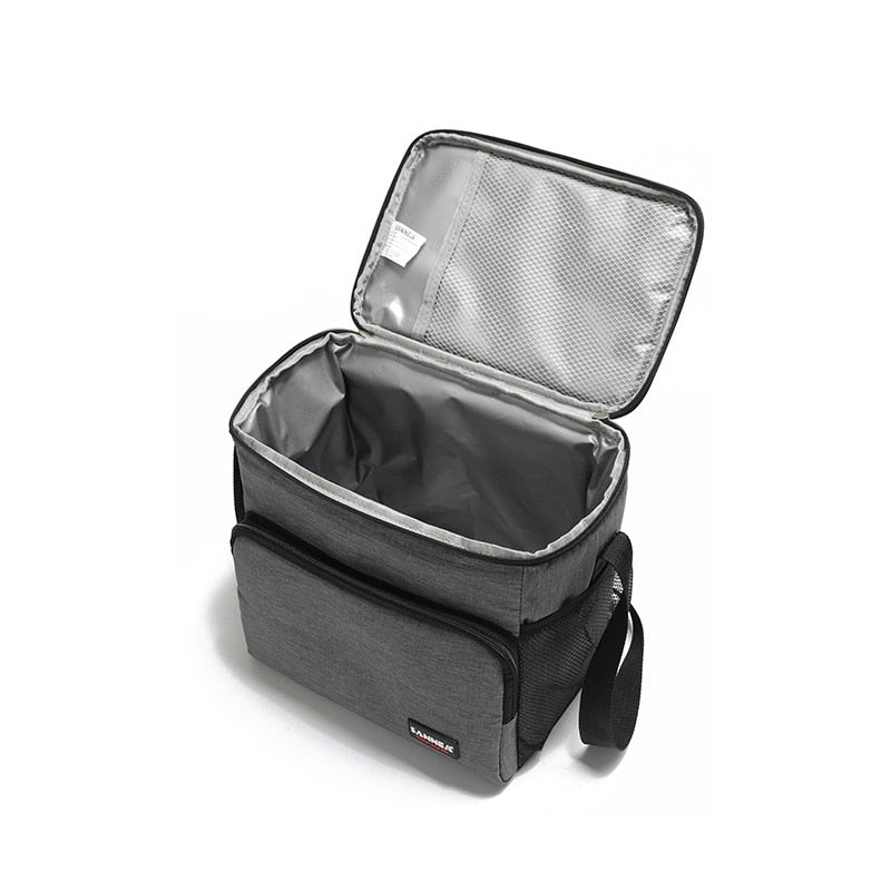 Sac isotherme lunch 12 L en Oxford avec poche extérieure
