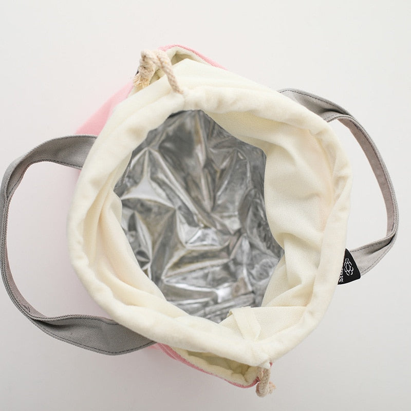 Sac à déjeuner isotherme en nylon, dix coloris