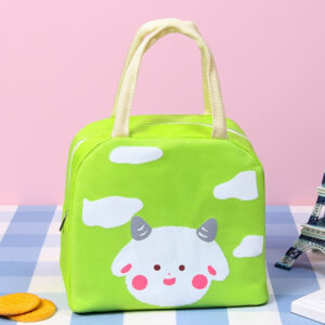 Sac repas isotherme enfant Petits Animaux, six modèles, poche avant
