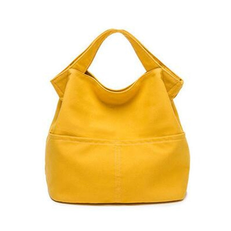 Sac à main repas isotherme Picnic en polyester, jaune ou rouge