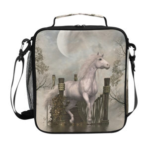 Sac à lunch pour bento licorne en nylon, neuf modèles
