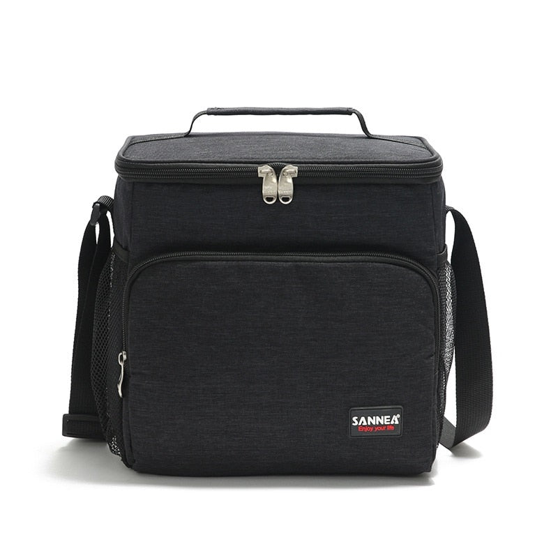 Sac isotherme lunch 12 L en Oxford avec poche extérieure