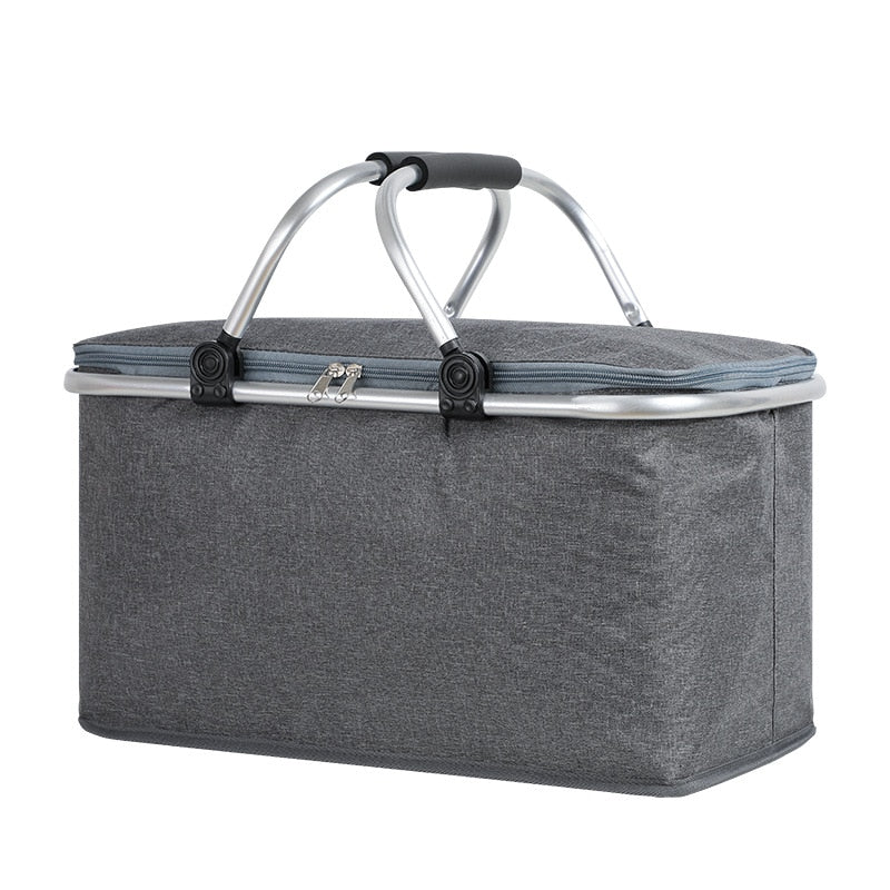 Panier pique-nique isotherme en polyester, 2 tailles