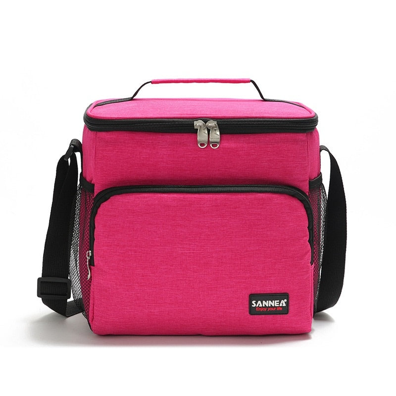 Sac isotherme lunch 12 L en Oxford avec poche extérieure