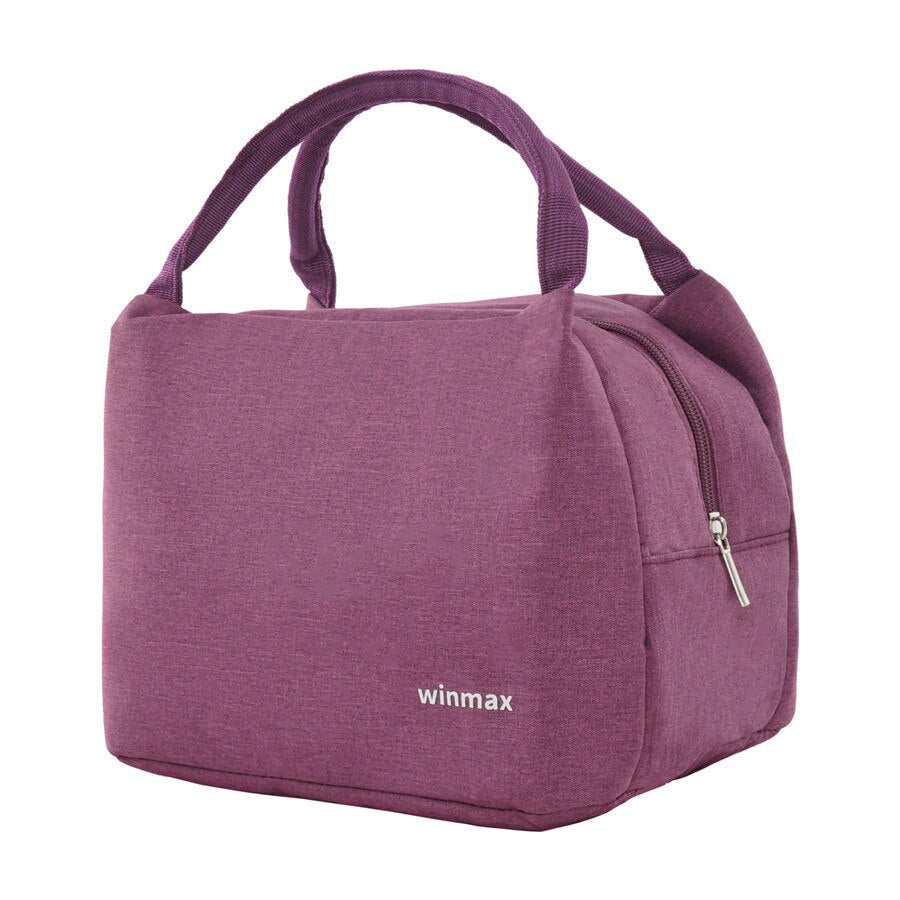 Sac à lunch isotherme pour femme, nylon et bandoulière réglable