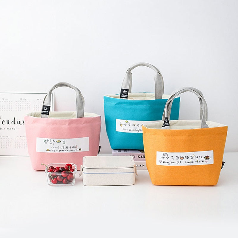Sac à déjeuner isotherme en nylon, dix coloris