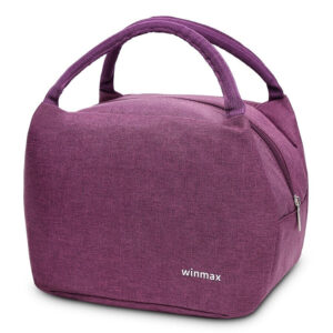 Sac à lunch isotherme pour femme, nylon et bandoulière réglable