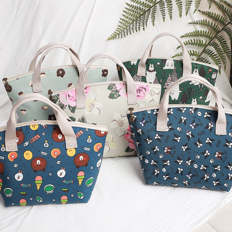 Sac à lunch isotherme 5 L en neuf styles, motifs animaux