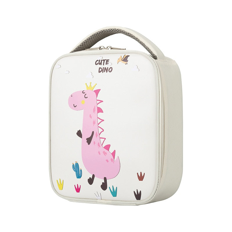 Sac pour lunch box enfant, format plat 25 × 21 × 8 cm, six animaux