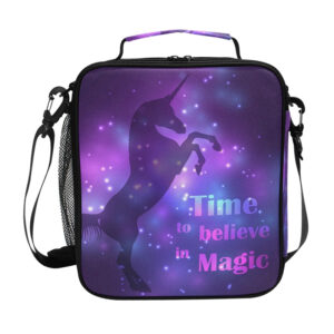 Sac à lunch pour bento licorne en nylon, neuf modèles