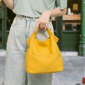 Sac à main repas isotherme Picnic en polyester, jaune ou rouge