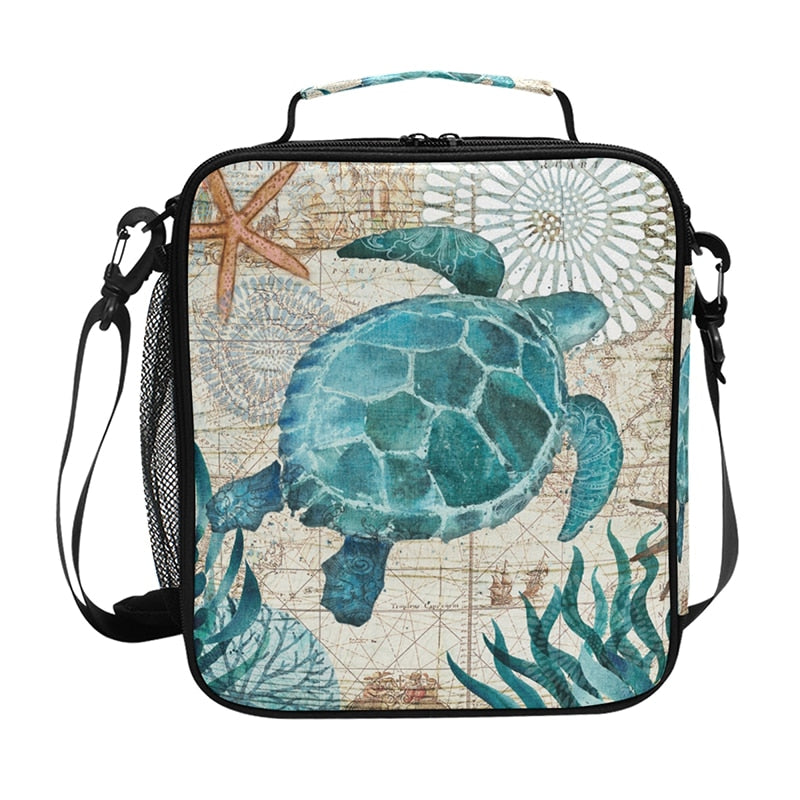 Sac à lunch enfant Petite Tortue en nylon anti-déchirure
