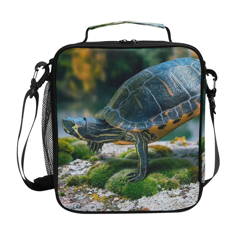 Sac à lunch enfant Petite Tortue en nylon anti-déchirure