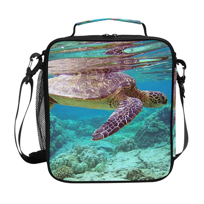 Sac à lunch enfant Petite Tortue en nylon anti-déchirure