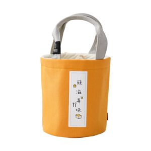 Sac isotherme repas Asiatique, six coloris, 18,5 × 23 cm