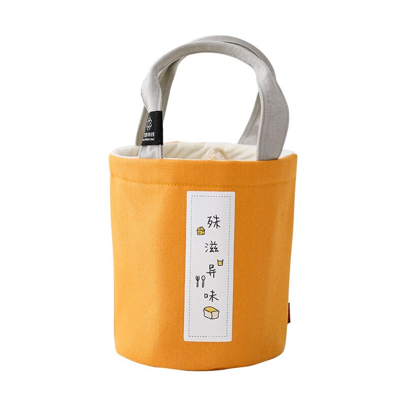 Sac isotherme repas Asiatique, six coloris, 18,5 × 23 cm