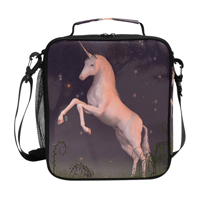 Sac à lunch pour bento licorne en nylon, neuf modèles