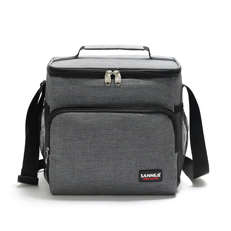 Sac isotherme lunch 12 L en Oxford avec poche extérieure
